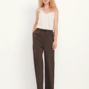 Old Navy Brown Pinstripe Women's Trousers
